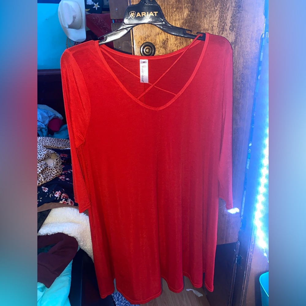Red dress never worn